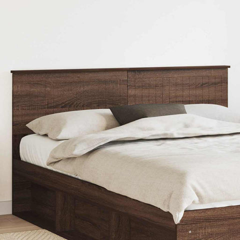 vidaXL Headboard with Headboard Brown Oak 160 cm Engineered wood