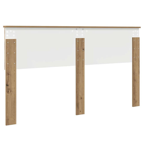 vidaXL Headboard with Headboard Artisan Oak 160 cm Engineered wood