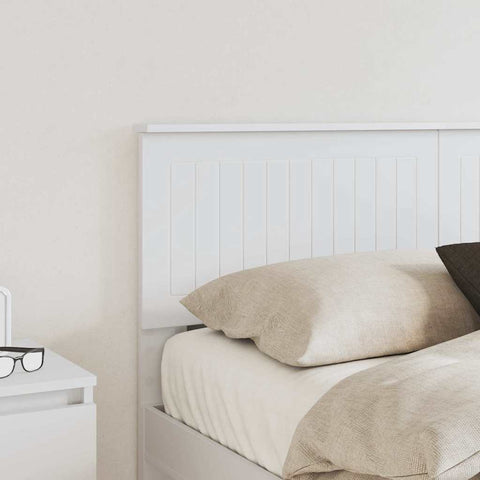 vidaXL Headboard with Headboard White 140 cm Engineered wood