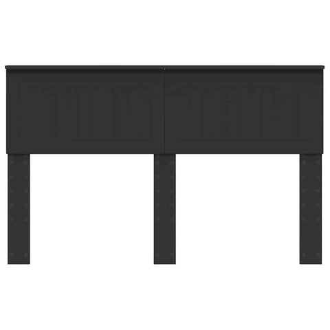 vidaXL Headboard with Headboard Black Oak 140 cm Engineered wood