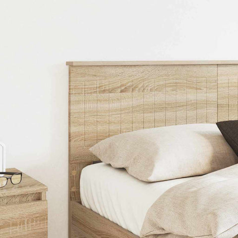 vidaXL Headboard with Headboard Sonoma Oak 140 cm Engineered wood