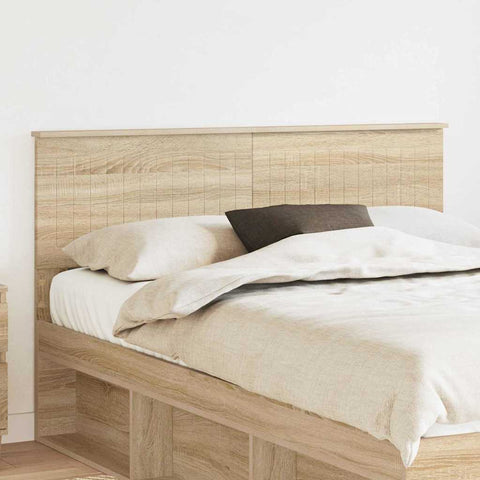 vidaXL Headboard with Headboard Sonoma Oak 140 cm Engineered wood