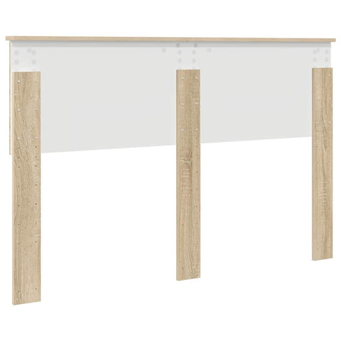 vidaXL Headboard with Headboard Sonoma Oak 140 cm Engineered wood