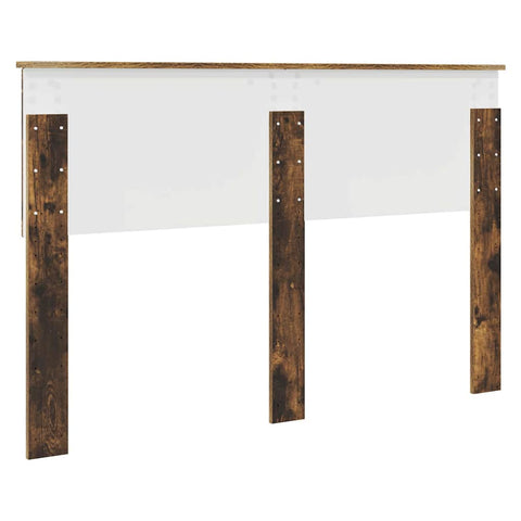 vidaXL Headboard with Headboard Smoked Oak 140 cm Engineered wood