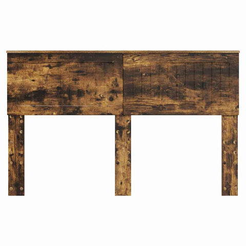 vidaXL Headboard with Headboard Smoked Oak 140 cm Engineered wood
