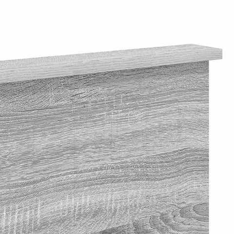 vidaXL Headboard with Headboard Grey Sonoma 140 cm Engineered wood