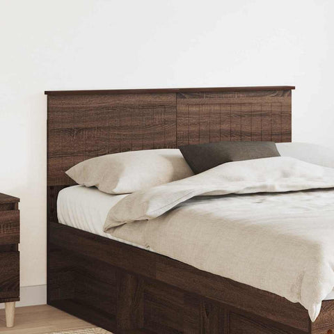 vidaXL Headboard with Headboard Brown Oak 140 cm Engineered wood