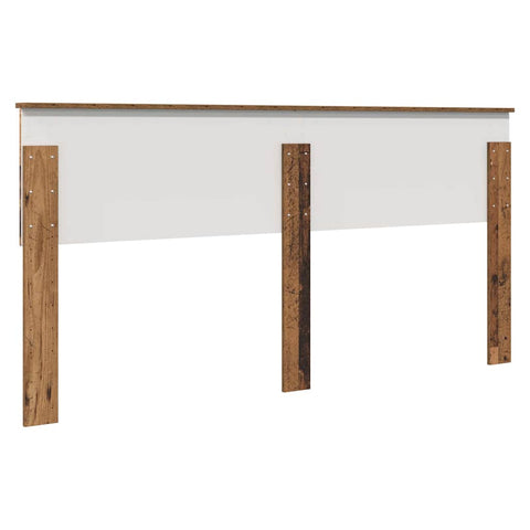 vidaXL Headboard with Headboard Old Wood 140 cm Engineered wood