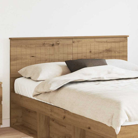 vidaXL Headboard with Headboard Artisan Oak 140 cm Engineered wood