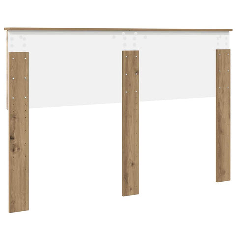vidaXL Headboard with Headboard Artisan Oak 140 cm Engineered wood