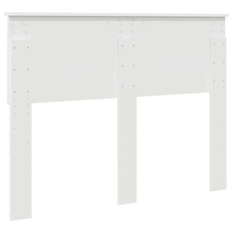 vidaXL Headboard with Headboard White 135 cm Engineered wood