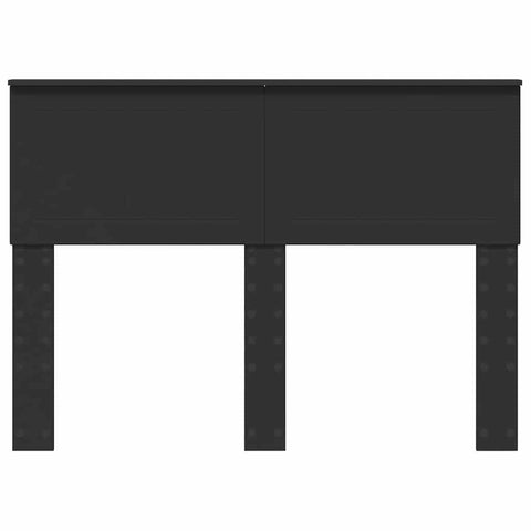 vidaXL Headboard with Headboard Black Oak 135 cm Engineered wood
