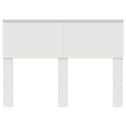 vidaXL Headboard with Headboard White 120 cm Engineered wood