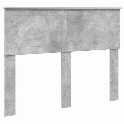 vidaXL Headboard with Headboard Concrete Grey 120 cm Engineered wood