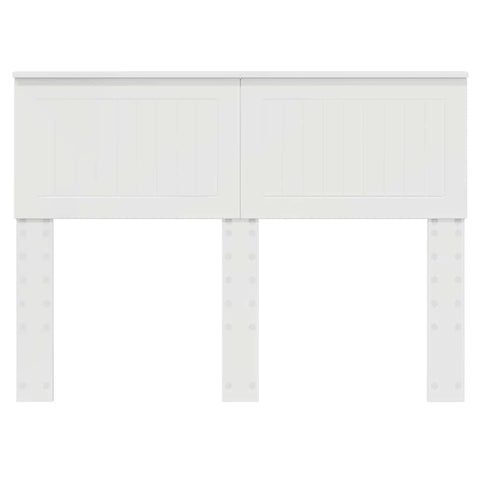 vidaXL Headboard with Headboard Gloss White 120 cm Engineered wood