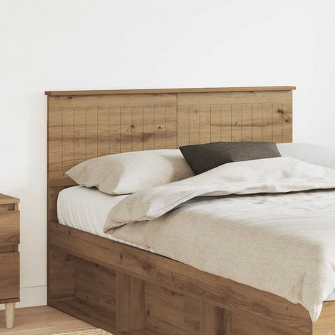 vidaXL Headboard with Headboard Artisan Oak 120 cm Engineered wood