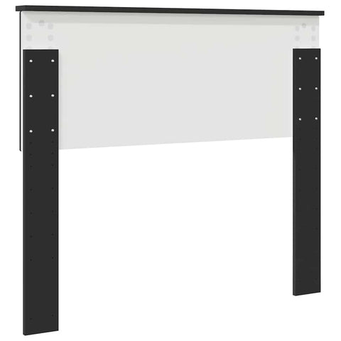 vidaXL Headboard with Headboard Black Oak 100 cm Engineered wood