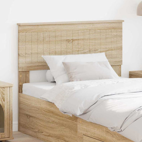 vidaXL Headboard with Headboard Sonoma Oak 100 cm Engineered wood