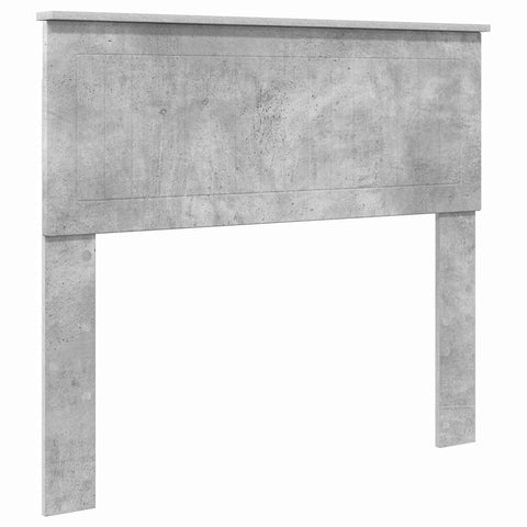 vidaXL Headboard with Headboard Concrete Grey 100 cm Engineered wood