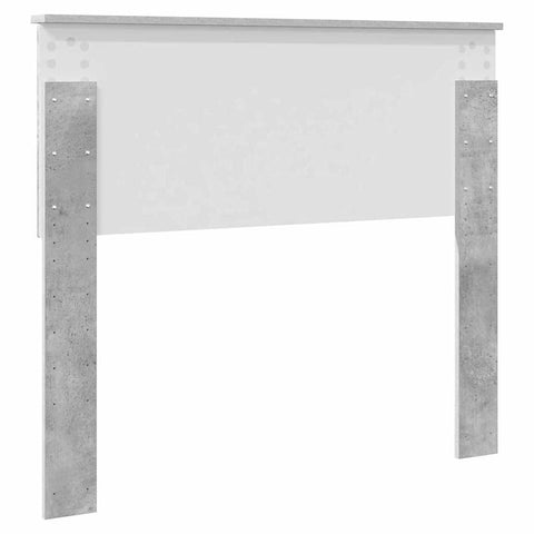 vidaXL Headboard with Headboard Concrete Grey 100 cm Engineered wood