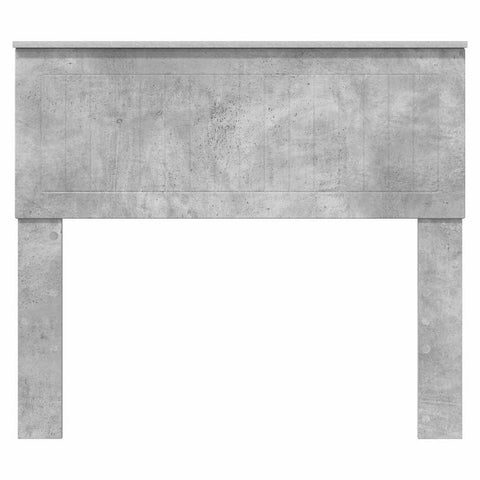 vidaXL Headboard with Headboard Concrete Grey 100 cm Engineered wood