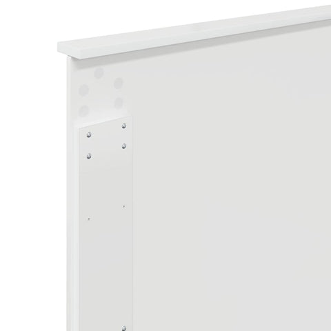 vidaXL Headboard with Headboard Gloss White 100 cm Engineered wood