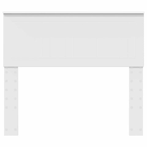 vidaXL Headboard with Headboard Gloss White 100 cm Engineered wood