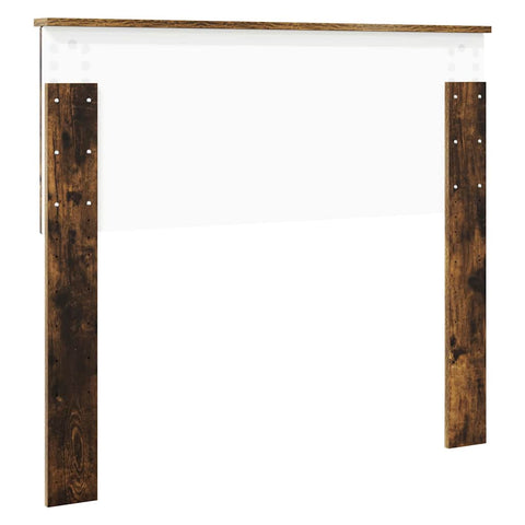 vidaXL Headboard with Headboard Smoked Oak 100 cm Engineered wood