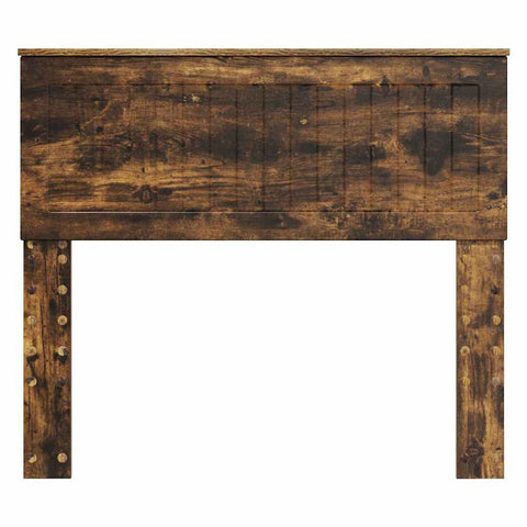 vidaXL Headboard with Headboard Smoked Oak 100 cm Engineered wood