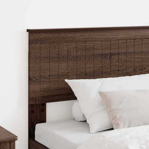 vidaXL Headboard with Headboard Brown Oak 100 cm Engineered wood