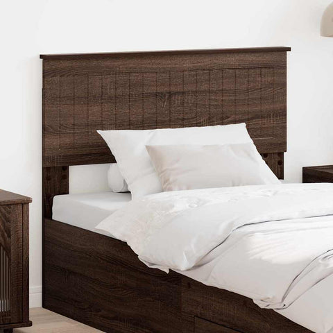 vidaXL Headboard with Headboard Brown Oak 100 cm Engineered wood