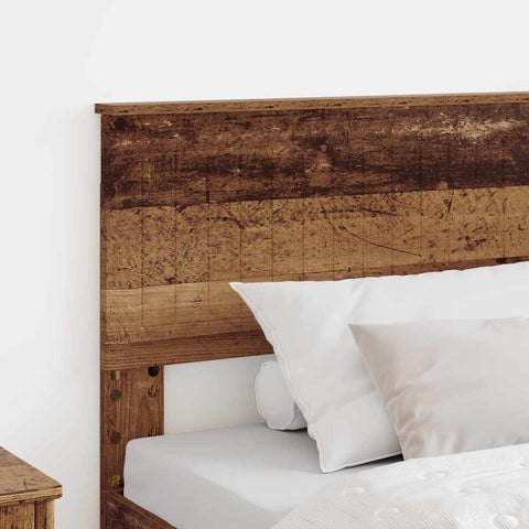 vidaXL Headboard with Headboard Old Wood 100 cm Engineered wood