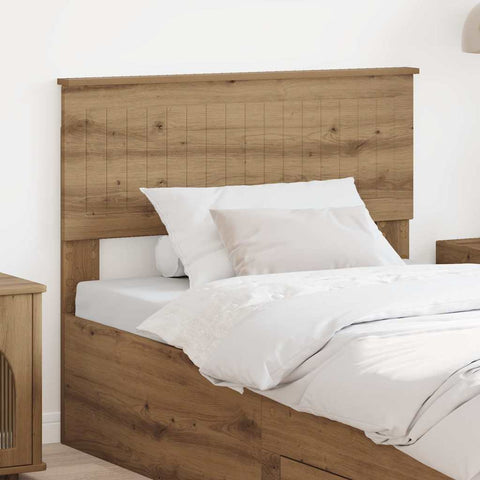 vidaXL Headboard with Headboard Artisan Oak 100 cm Engineered wood