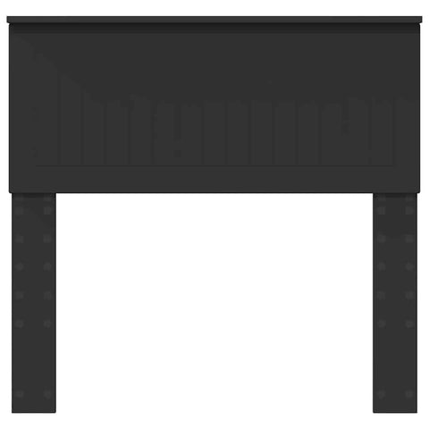 vidaXL Headboard with Headboard Black Oak 90 cm Engineered wood