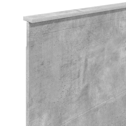 vidaXL Headboard with Headboard Concrete Grey 90 cm Engineered wood