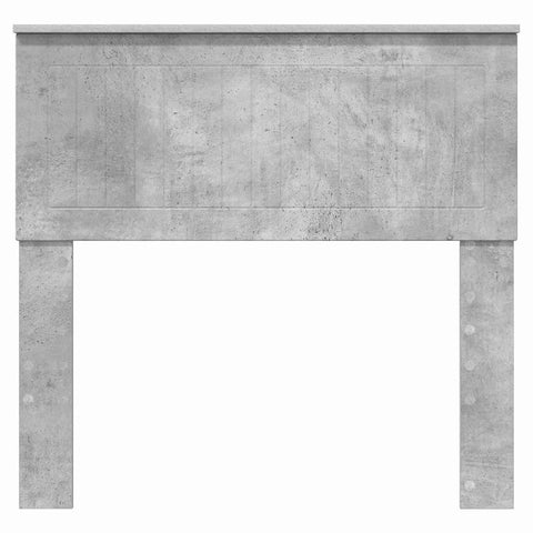 vidaXL Headboard with Headboard Concrete Grey 90 cm Engineered wood