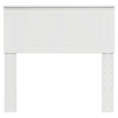 vidaXL Headboard with Headboard Gloss White 90 cm Engineered wood