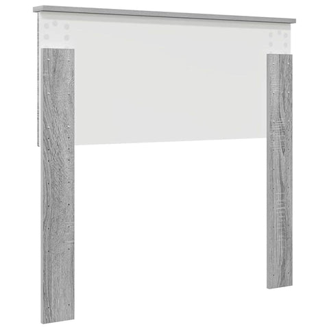 vidaXL Headboard with Headboard Grey Sonoma 90 cm Engineered wood