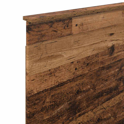 vidaXL Headboard with Headboard Old Wood 90 cm Engineered wood