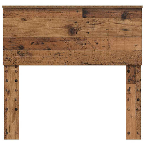 vidaXL Headboard with Headboard Old Wood 90 cm Engineered wood