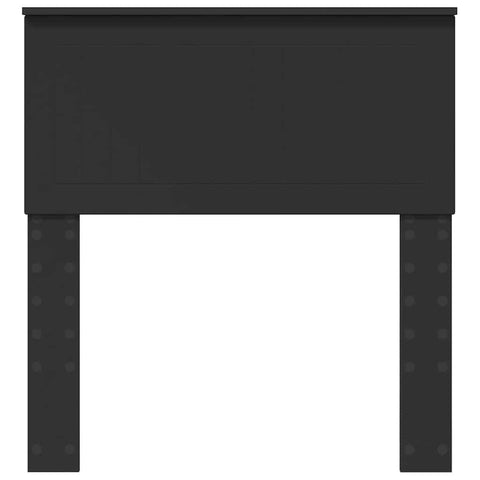 vidaXL Headboard with Headboard Black Oak 80 cm Engineered wood