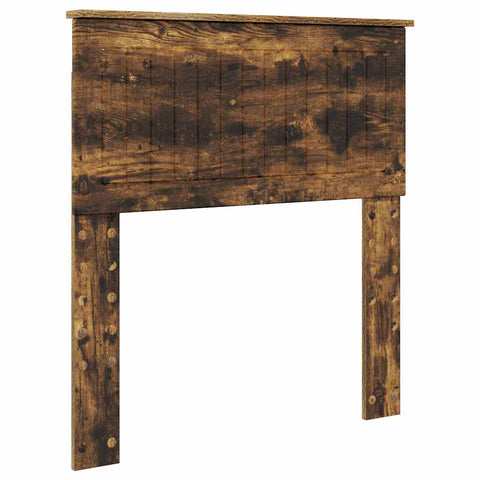 vidaXL Headboard with Headboard Smoked Oak 80 cm Engineered wood