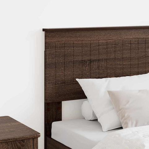 vidaXL Headboard with Headboard Brown Oak 80 cm Engineered wood
