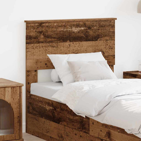 vidaXL Headboard with Headboard Old Wood 80 cm Engineered wood