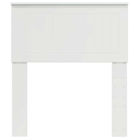 vidaXL Headboard with Headboard Gloss White 75 cm Engineered wood