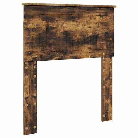 vidaXL Headboard with Headboard Smoked Oak 75 cm Engineered wood