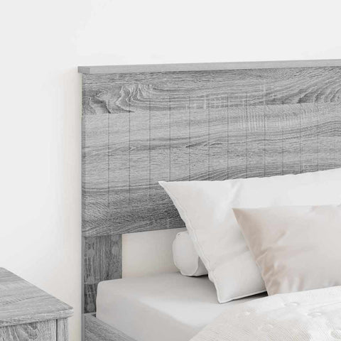 vidaXL Headboard with Headboard Grey Sonoma 75 cm Engineered wood