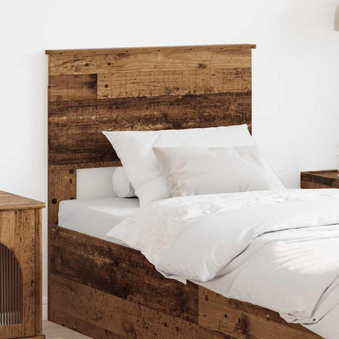 vidaXL Headboard with Headboard Old Wood 75 cm Engineered wood