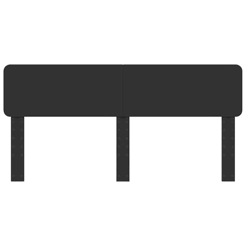 vidaXL Headboard with Headboard Black Oak 200 cm Engineered wood