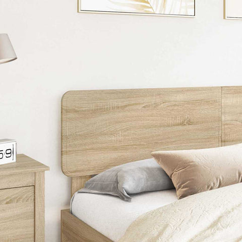 vidaXL Headboard with Headboard Sonoma Oak 200 cm Engineered wood